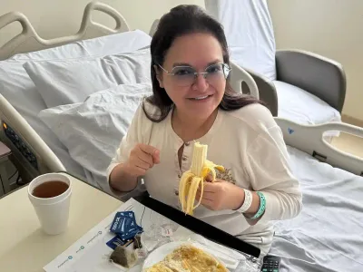 Débora Miranda recebe alta e anuncia pausa para cuidar da saúde