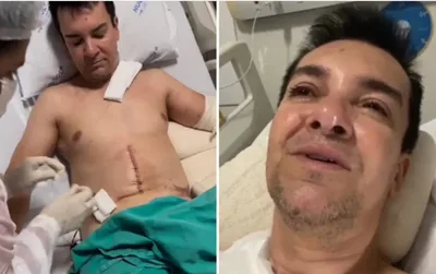 Regis Danese posta vídeo após cirurgia: “Nasci de novo”