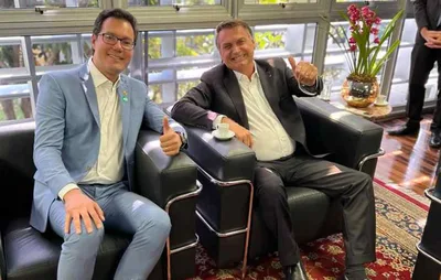 Alex Madureira recebe Jair Bolsonaro na ALESP e fortalece diálogo político