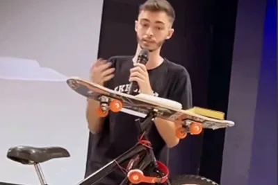 Igreja usa bicicleta e skate como púlpito para atrair jovens