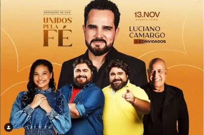 Luciano Camargo grava DVD gospel com participação de Mattos Nascimento e Maria Marçal