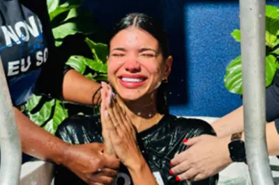 Ex-miss Brasil Jakelyne Oliveira compartilha batismo e afirma: ‘Sou nova criatura