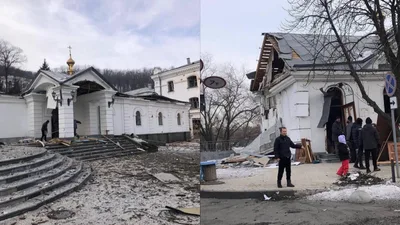 Bomba russa atinge igreja ortodoxa na Ucrânia