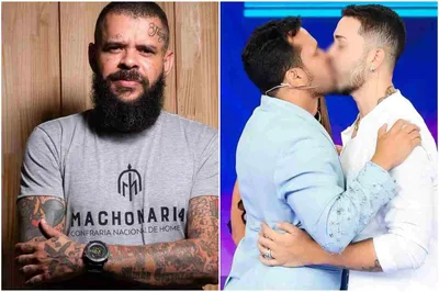 Anderson Silva é questionado por curtir foto de Carlinhos Maia beijando marido