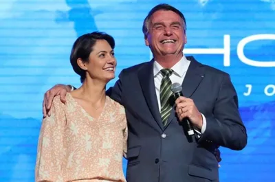 Michelle revela por que ela e Bolsonaro não se seguem no Instagram
