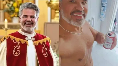 Padre é afastado após vazamento de fotos íntimas com outros homens