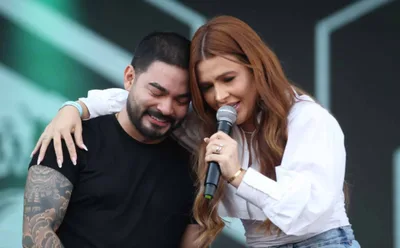 Na Marcha para Jesus, Yudi testemunha transformação de esposa