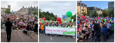 Marchas pró-vida: milhares de cristãos unidos e esquerdistas irados