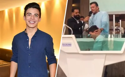 Ator de ‘Carrossel’ é batizado em igreja evangélica: “Vivo somente para Ele”