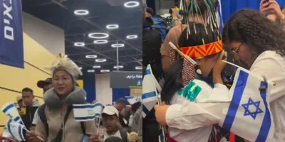 Mais de 250 indianos descendentes de tribo bíblica chegam para morar em Israel