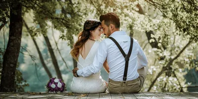 O amor festivo do casal!
