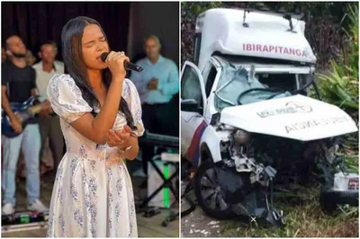 Cantora gospel de 18 anos morre em grave acidente de carro na Bahia