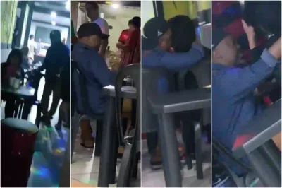 Quem é o cantor gospel flagrado em bar xavecando morena?
