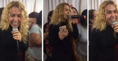 Joelma “Calypso” canta em vigília da Assembleia de Deus e o inesperado acontece