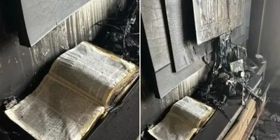 Bombeiros são impactados por Bíblia intacta em incêndio: \"Reforça nossa fé\"