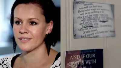 Quase cega, mulher espalha versículos pela casa e declara cura: "Jesus já fez tudo"