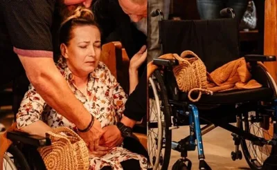 Uma mulher recebe cura e caminha após anos presa a uma cadeira de rodas