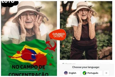 É fake que idosa morreu em ginásio com manifestantes; evangélicos estão compartilhando