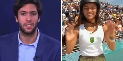 Caio Coppolla cita Josué 1:9 na CNN Brasil para Rayssa Leal: ‘O Senhor está com você’