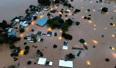 No Rio Grande do Sul, 90% das cidades foram afetadas pelas chuvas