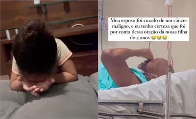 Menina ora pedindo que Deus cure seu pai ou a leve junto