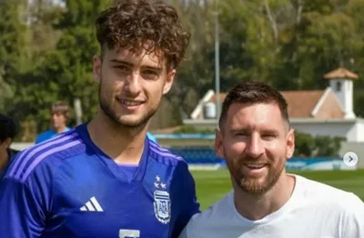 Jogador que postou ao lado de Messi exalta a sua fé: 'Cristo reina'