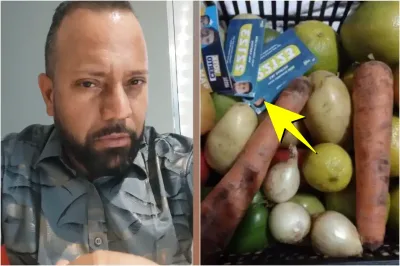 Após culto, apóstolo distribui legumes com santinhos e revolta fiéis