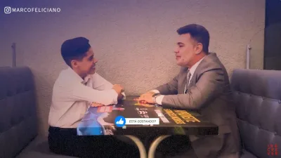 Sentado para ouvir: Miguel Oliveira recebe duros conselhos de Marco Feliciano