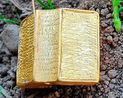 Bíblia de ouro maciço é encontrada em zona rural por enfermeira