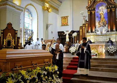 Bishop Oliveros laid to rest