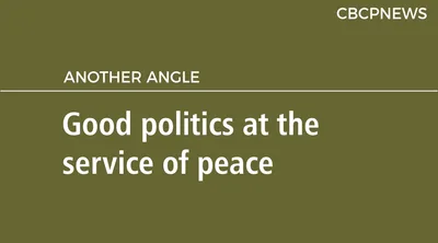 Good politics at the service of peace