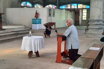 Bishop Pabillo arrives Palawan for his new mission