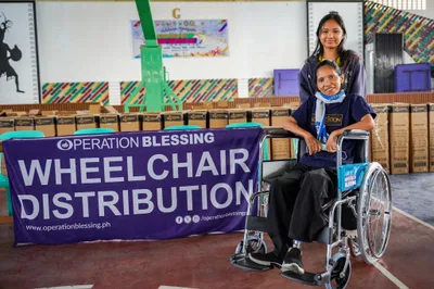 Operation Blessing Brings Hope to PWDs in Kalinga with Free Wheelchairs - CBN Asia | Proclaiming Christ and Transforming Lives through Media, Prayer Counseling, Humanitarian, and Missionary Training