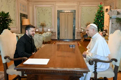 The pope urges ‘continued dialogue’ after receiving Zelenskyy in Castel Gandolfo