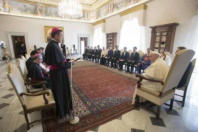 Pope emphasizes peace-building in meeting with Korean religious leaders