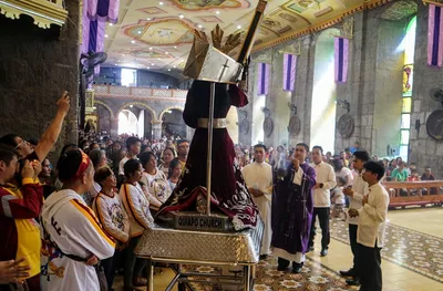 Black Nazarene of Quiapo visits Pililla parish for 11th time