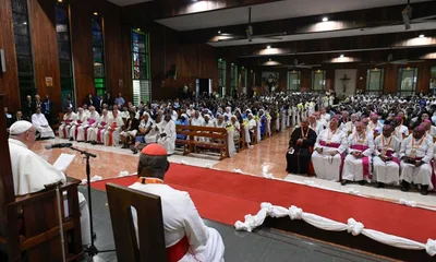 Pope Francis asks Papua New Guinea Catholics to spread the Gospel to ‘peripheries’