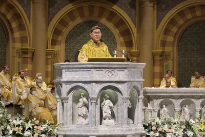 Pope’s envoy to Asian bishops meeting prays for victims of Seoul stampede, Philippines storm