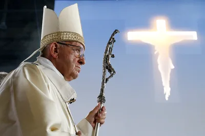 Forgiveness turns evil into good, pope tells Catholics in Geneva
