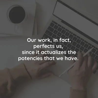 Our work reflects who we really are