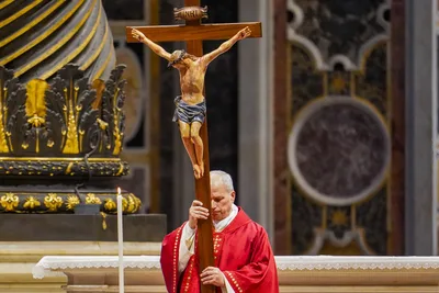 Pope Leo XIV celebrates Good Friday of the Lord’s Passion in St. Peter’s Basilica