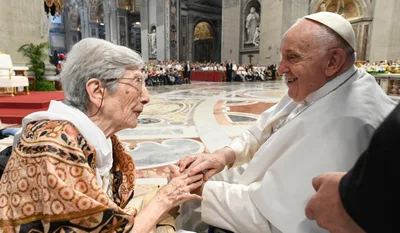 Pope Francis celebrates World Day for Grandparents and the Elderly