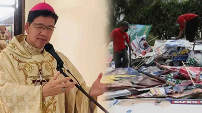 Maglinis ng basura, panawagan ng Obispo sa mga nanalo at natalong kandidato