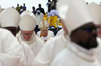 Christ is not ‘a guru or a good luck charm,’ pope says at Mass in Angola