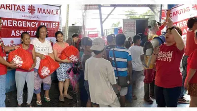 Caritas Manila, namahagi ng tulong sa mga naapektuhan ng bagyo sa lungsod ng Maynila - VeritasPH