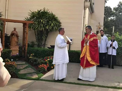 First in US, California parish enshrines Blessed Takayama statue