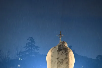 Pope Francis has restful night