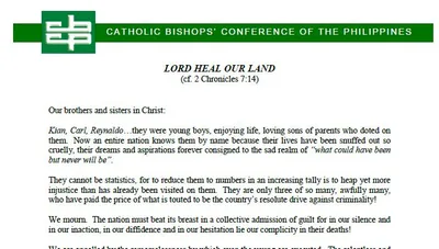 LORD HEAL OUR LAND