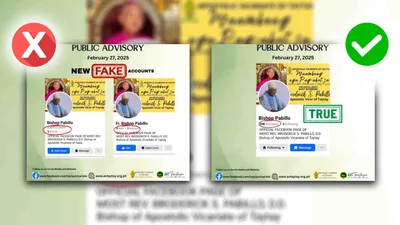 Mamamayan, binalaan sa pekeng account ni Bishop Pabillo