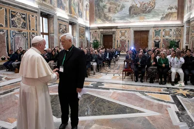 Christians are called to serve Christ in the poor, pope says